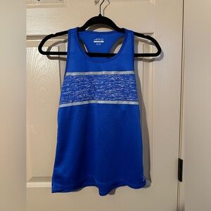Women’s blue BCG running tank size small.